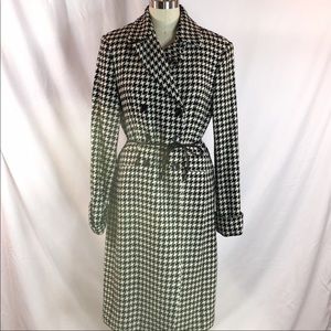 HOUNDSTOOTH Jones NY Structured Wool COAT